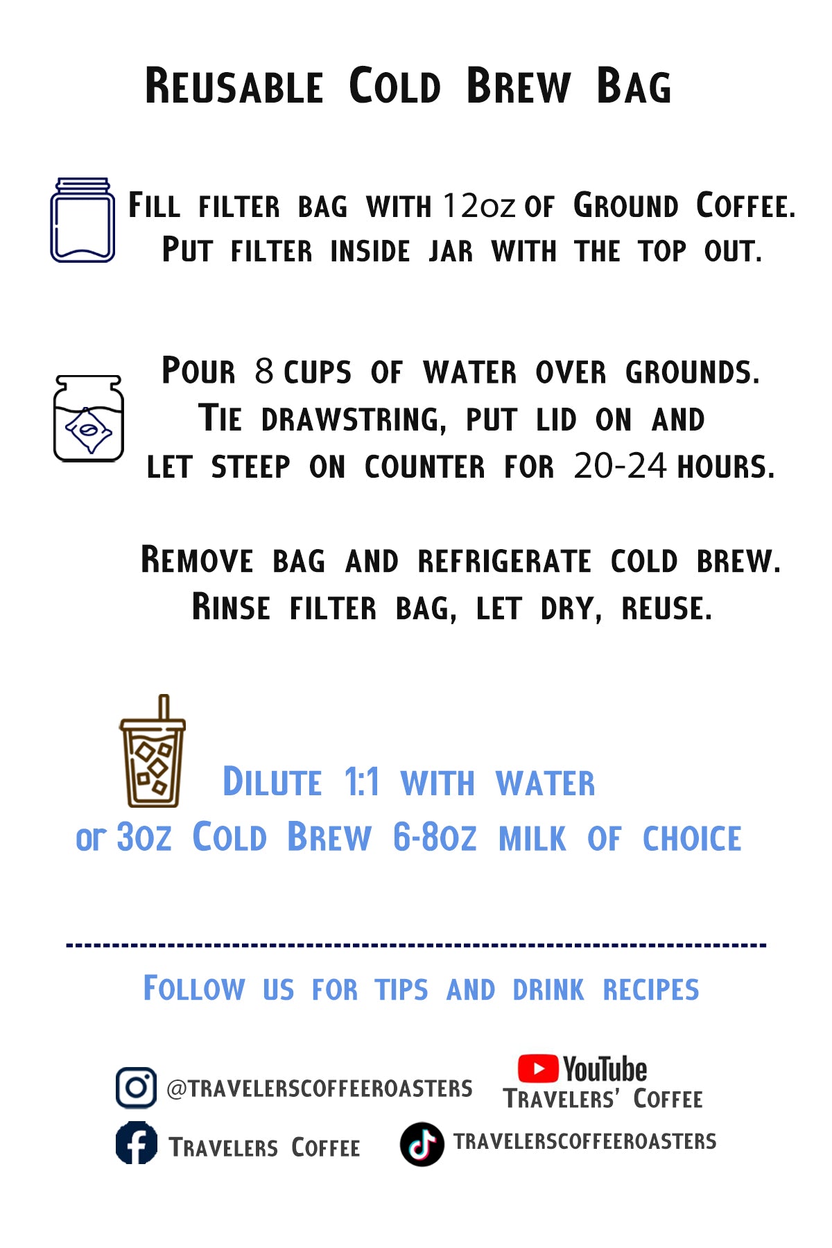 Caribbean Cold Brew - Ground or Pouches