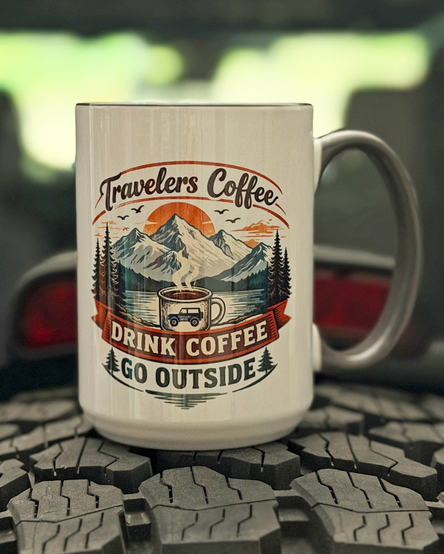 15oz Go Outside Travelers' Mug